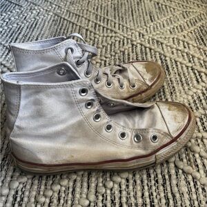 High-Top Canvas Sneakers